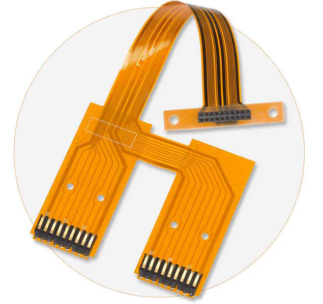 Custom Kapton Printed Circuits Assembly Custom Kapton Printed Circuits Assembly